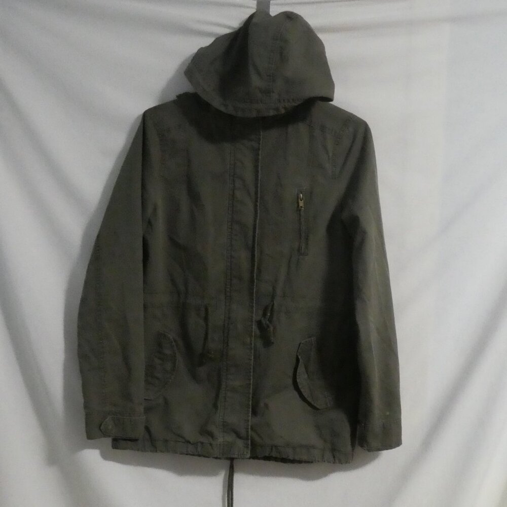 STREETWEAR SOCIETY | medium | Zip-Up Hooded Lightweight Jacket |Multiple Pockets